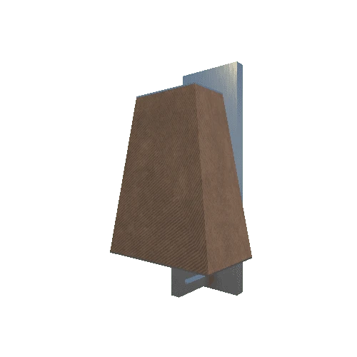 Wall Lamp 001 (Metal and Fabric)